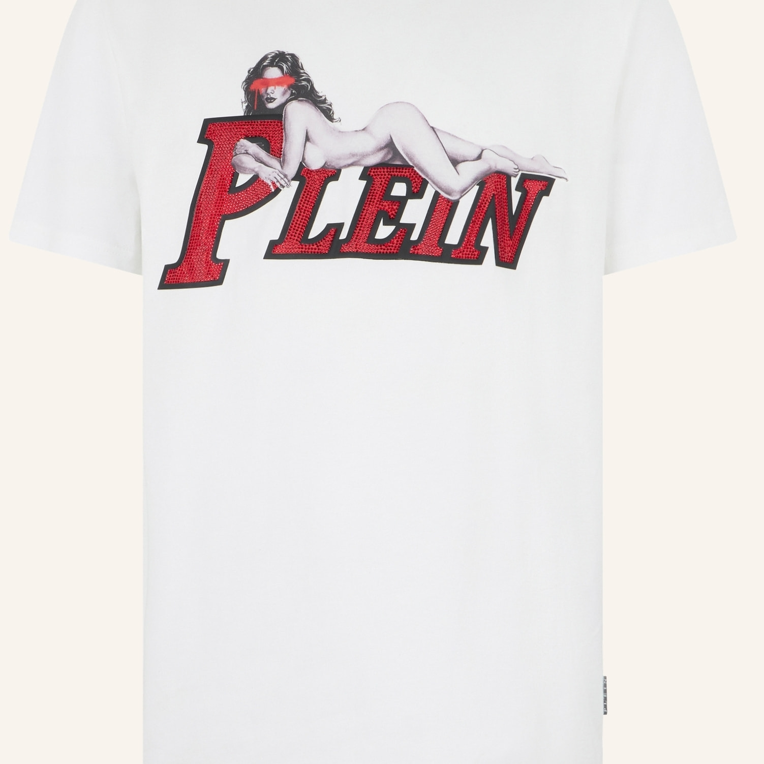 PHILIPP PLEIN Camiseta de cuello redondo y manga corta