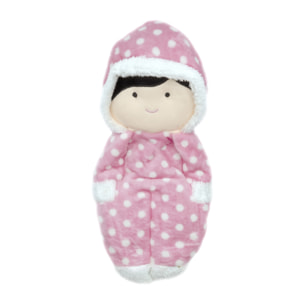 PELUCHE TÉRMICO: BEBE NIÑA ROSA