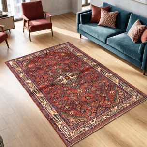 Tapis d'orient au motif oriental, noué à la main, FUZURIL