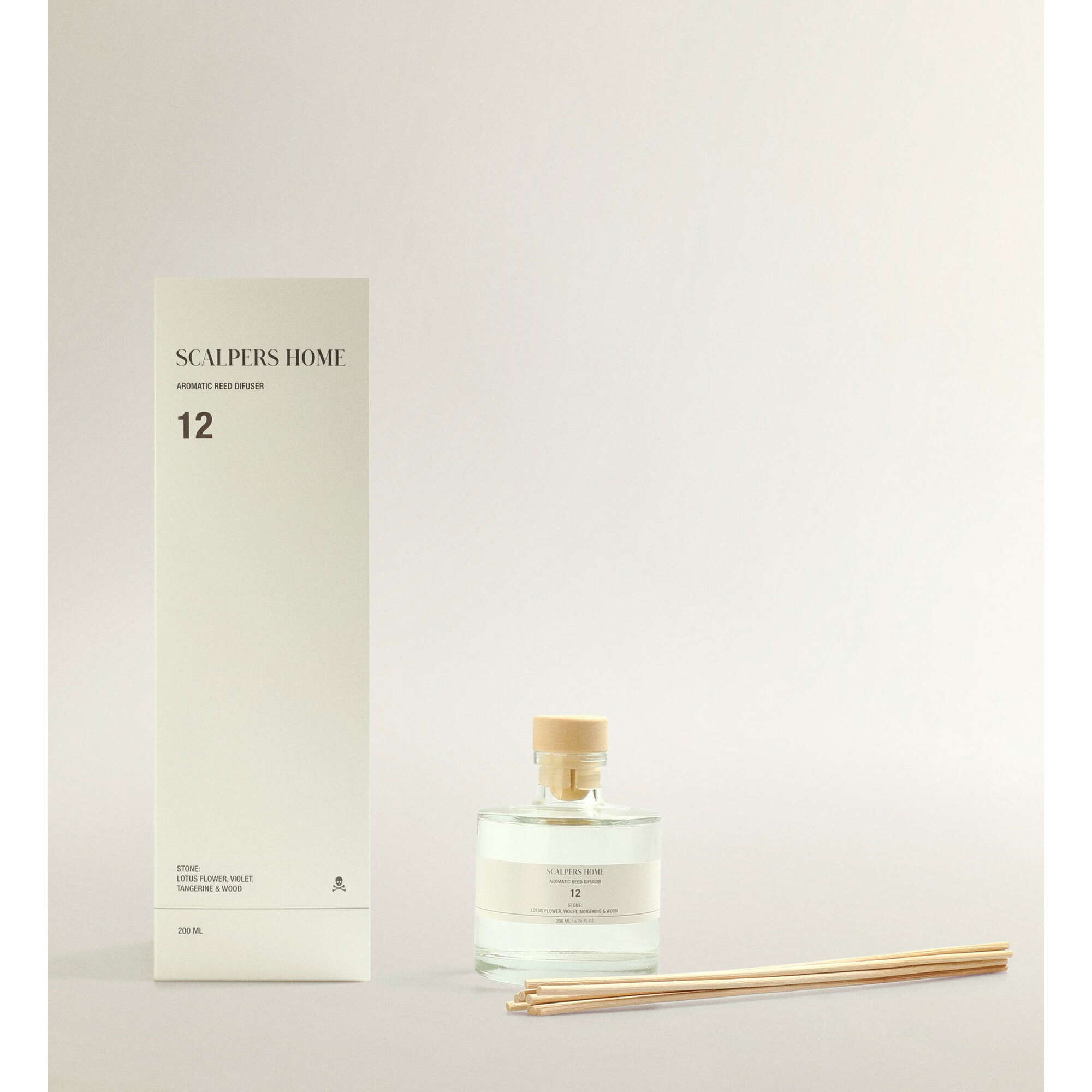 Set de 2 difusores mikado de 200ml aroma stone scalpers