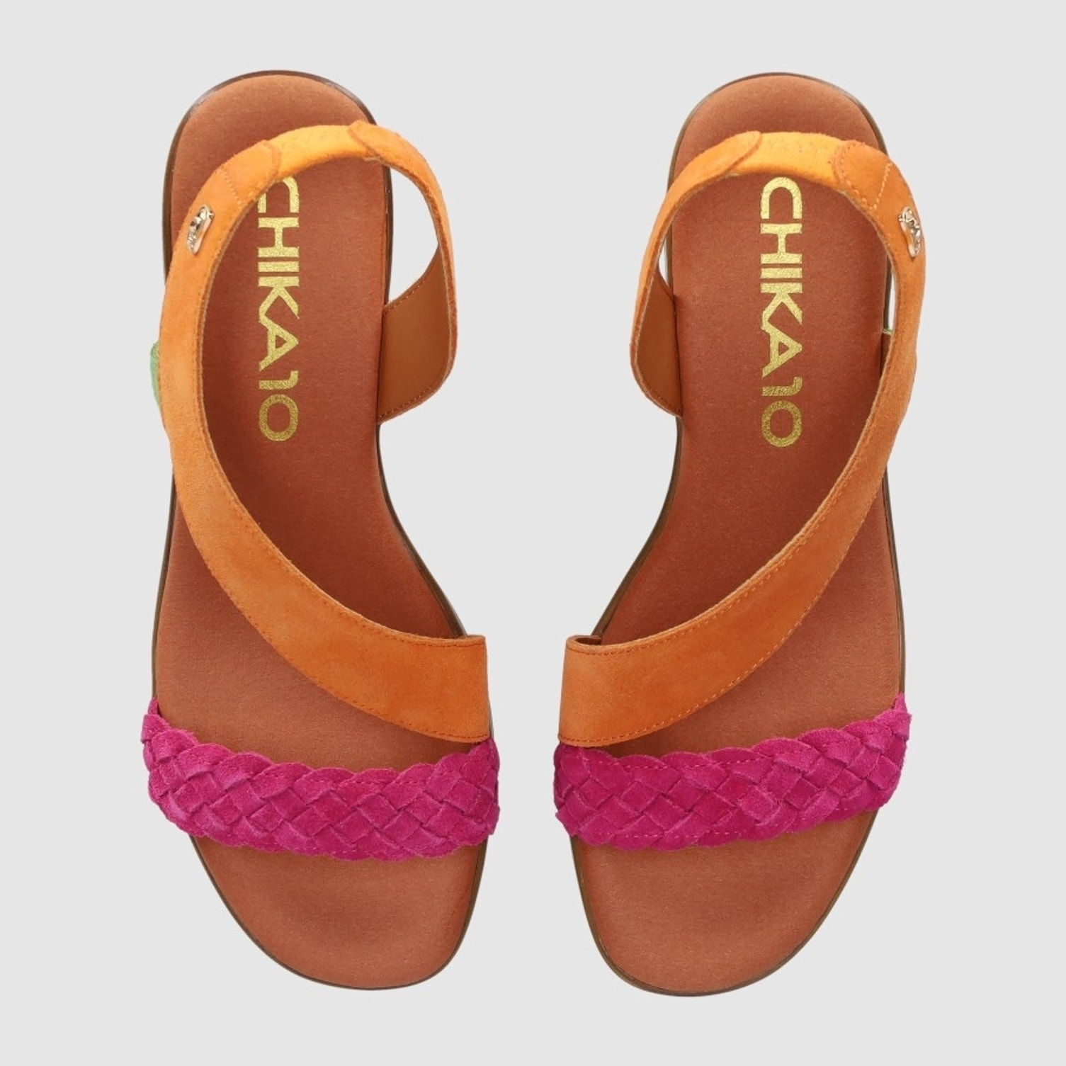 Sandalias de Serraje - Multicolor Multi - Tacón: 6 cm