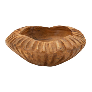 S/TASCHE GERIS IN TEAK RIC. CM Ø 19X8 (PEZZI UNICI - NON RIP. IN SERIE)