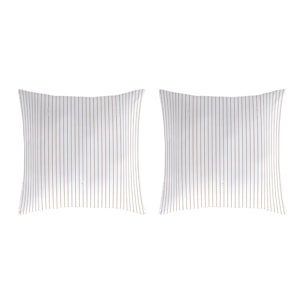 2 Fundas de almohada El Caballo 50x50 cm AMAZONA Lino - 100% algodón -