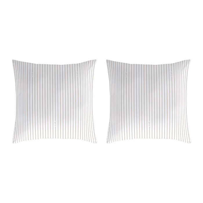 2 Fundas de almohada El Caballo 50x50 cm AMAZONA Lino - 100% algodón -