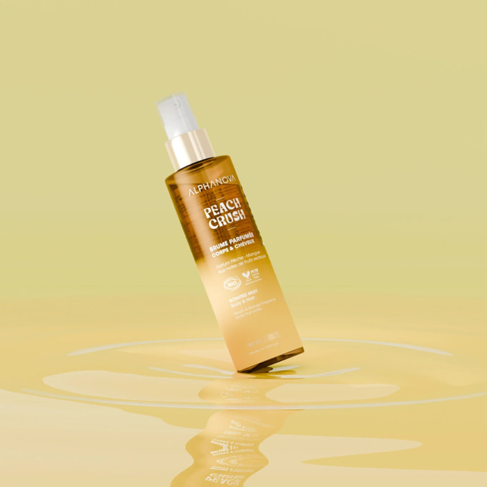 Peach Crush - Brume Parfumée Cheveux et Corps Bio 100ml