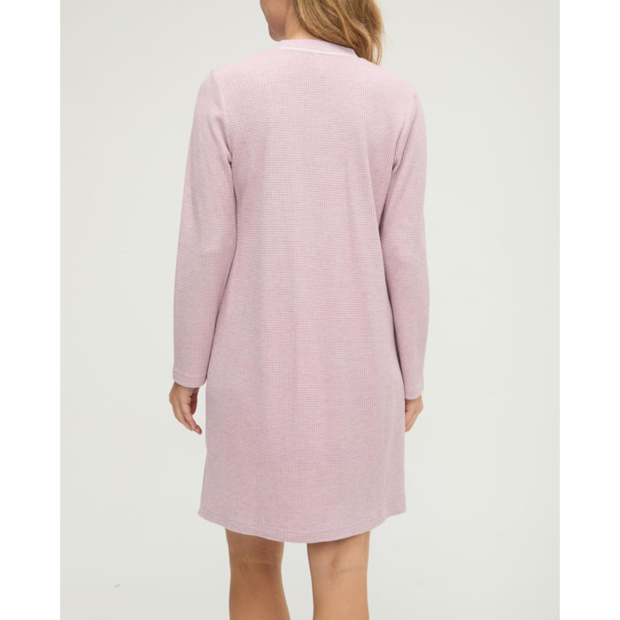 Camisón mujer de pico con botones