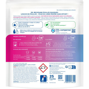Lessive DR BECKMANN Feuilles Magiques - L'Eclatante x25 lavages