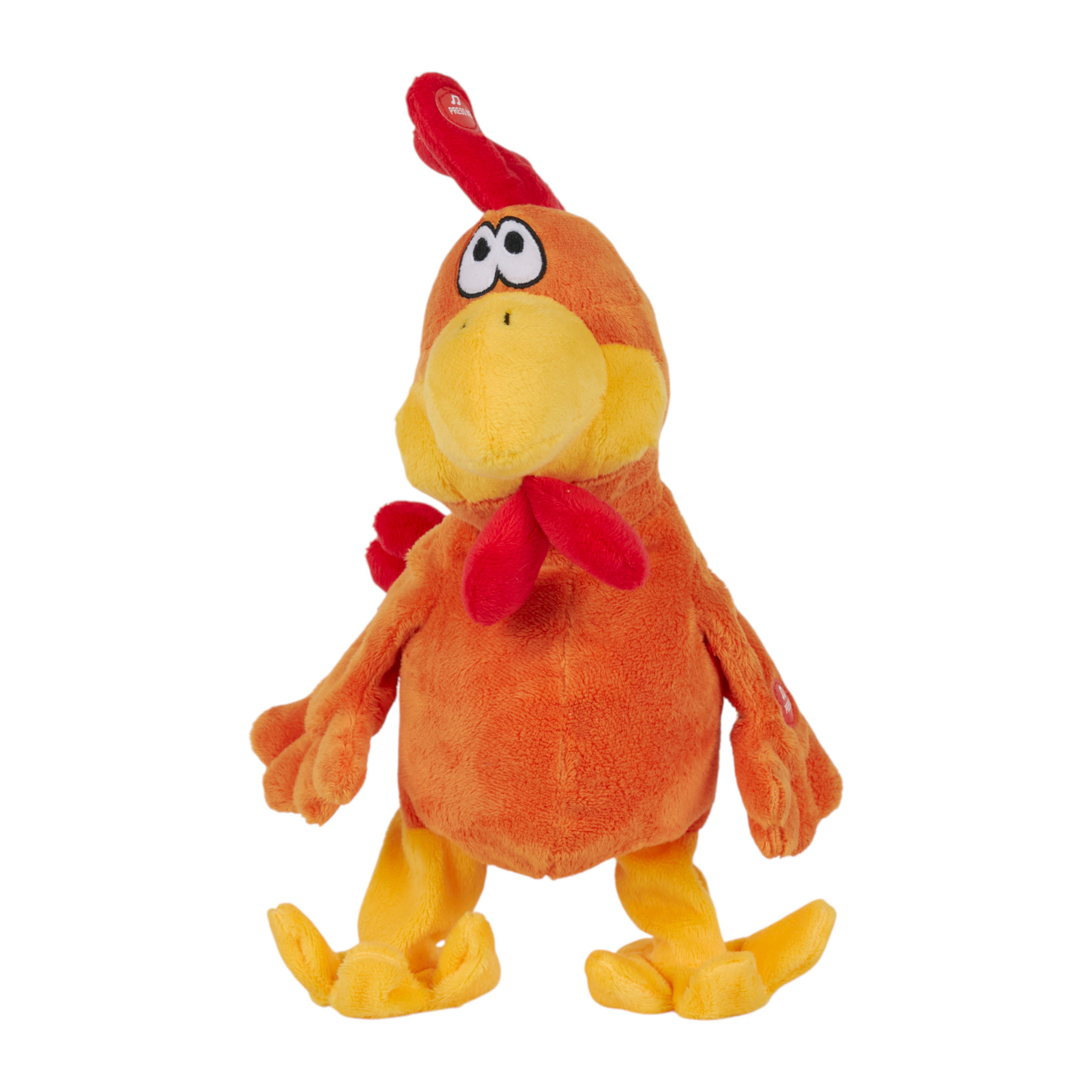 Peluche Coq Chanteur A Piles
