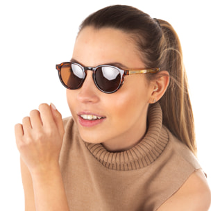 Gafas de sol OCEAN LA ROCHELLE - Habana dark con patilla champagne / Marrón