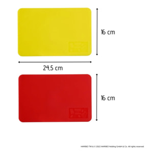 Lot de 2 planches à découper en plastique 24,5 x 16 cm Zenker Haribo