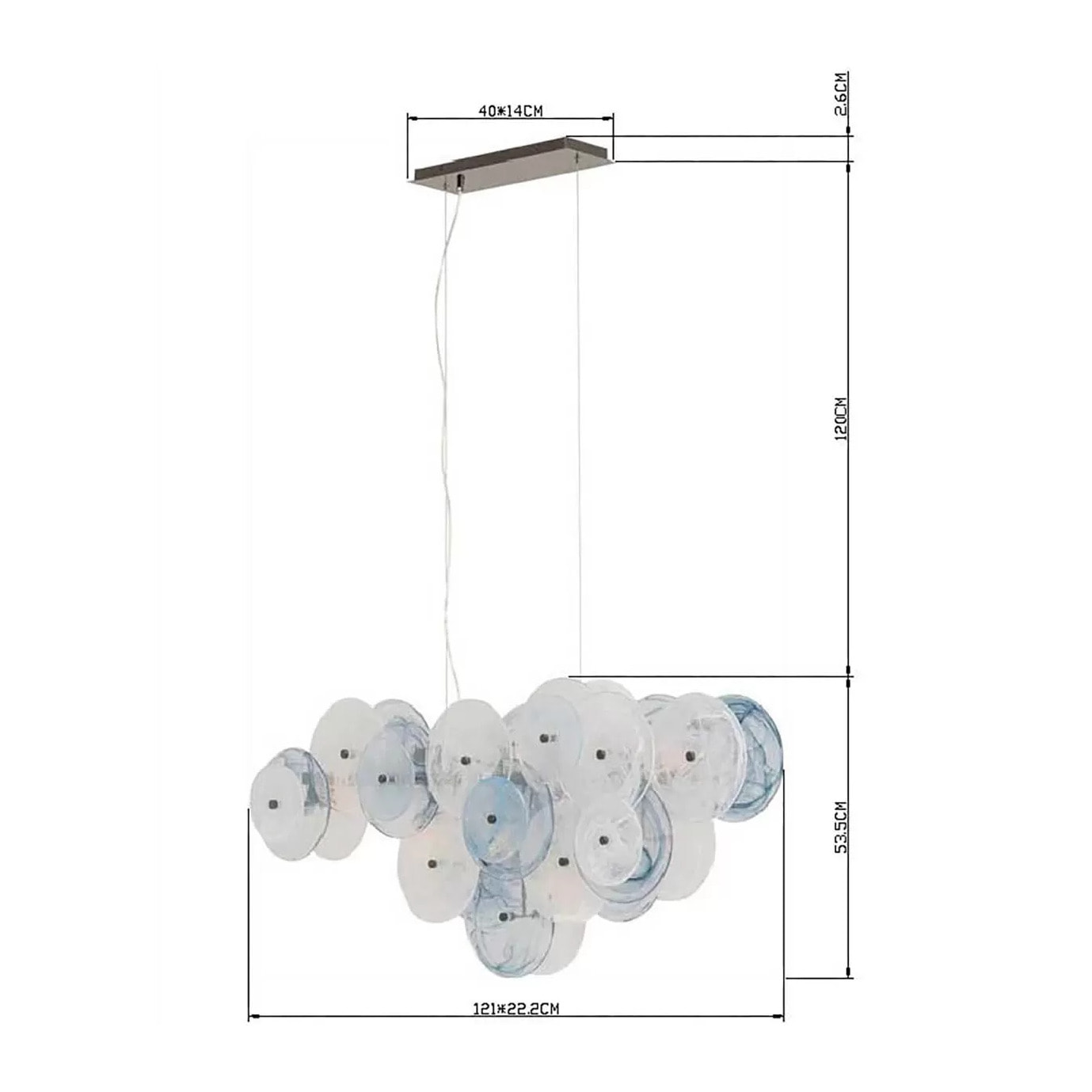 Suspension Aquamarine Kare Design