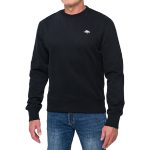 Sudadera de cuello redondo Hot Buttered Eagle Negro