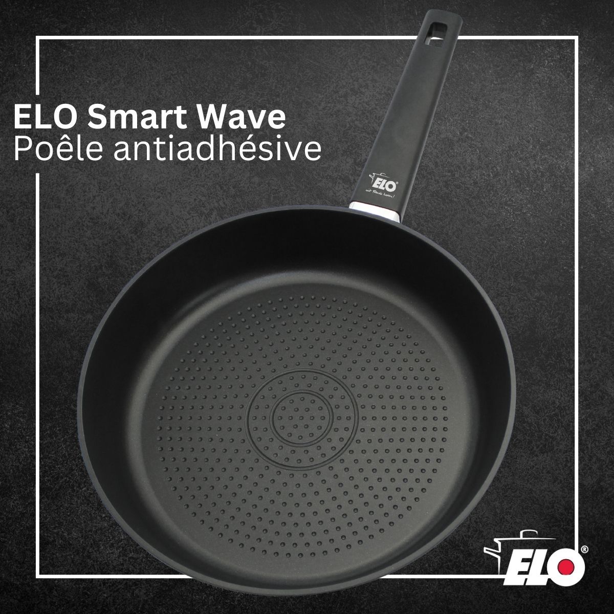 Poêle 20 cm antiadhésive sans PFAS Elo Smart Wave