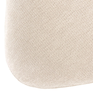 LEOPOLD - Ensemble: canapé 1 place avec dossier + 3 poufs