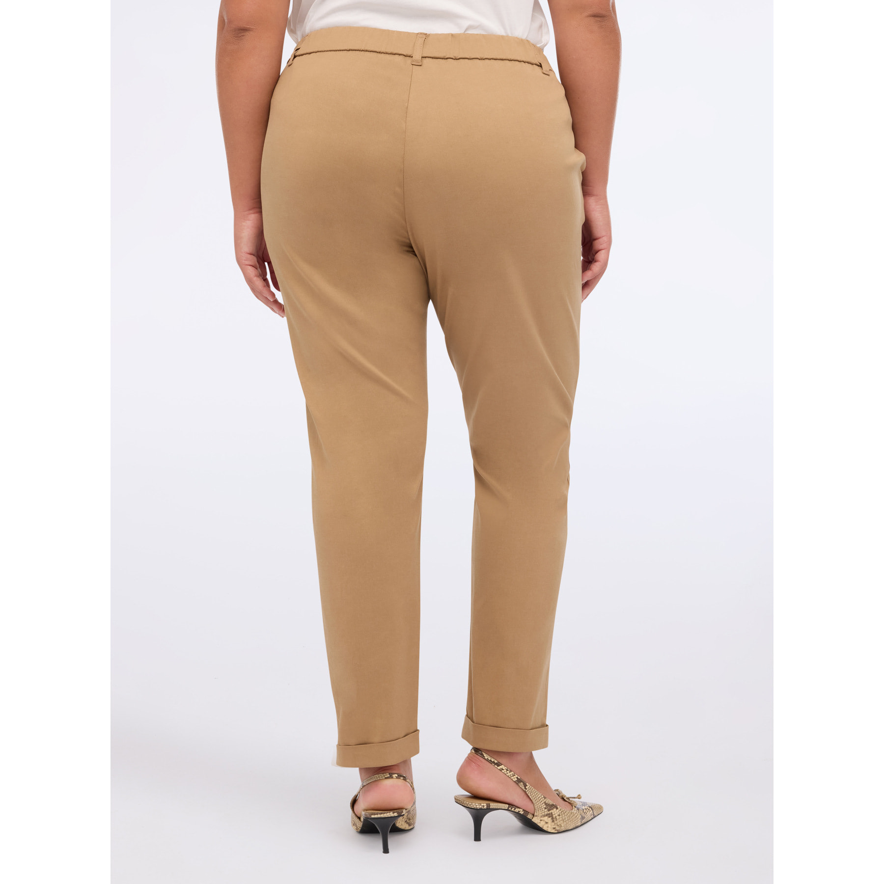 Fiorella Rubino - Pantaloni chino in misto cotone - Beige
