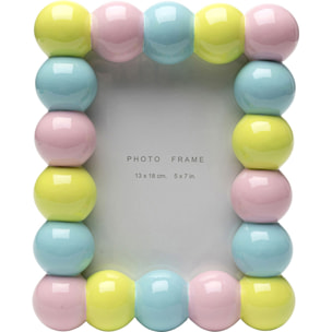 Cadre photo Bubble 19x23cm pastel Kare Design