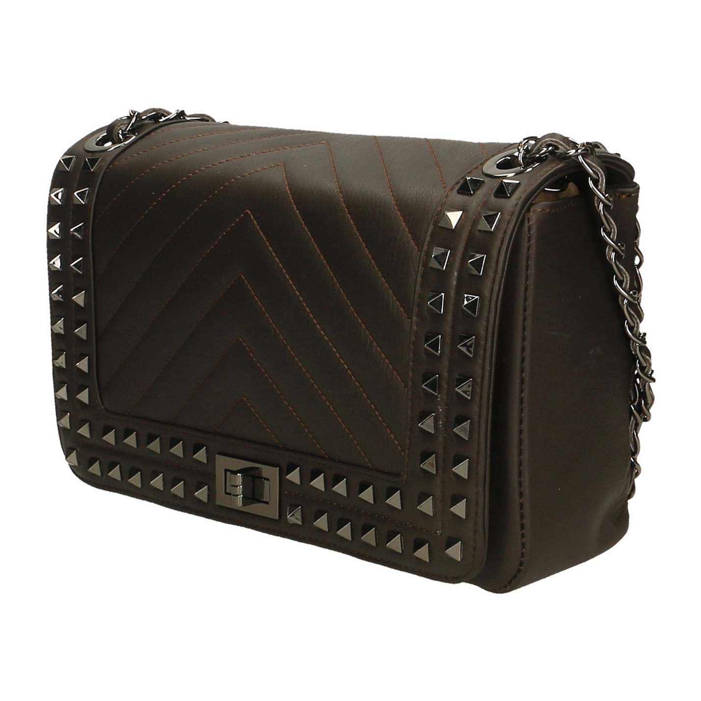 Borsa a spalla da donna - Modello Bologna - Vera pelle - 17.0 x 27.0 x 8.0 cm