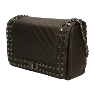 Borsa a spalla da donna - Modello Bologna - Vera pelle - 17.0 x 27.0 x 8.0 cm