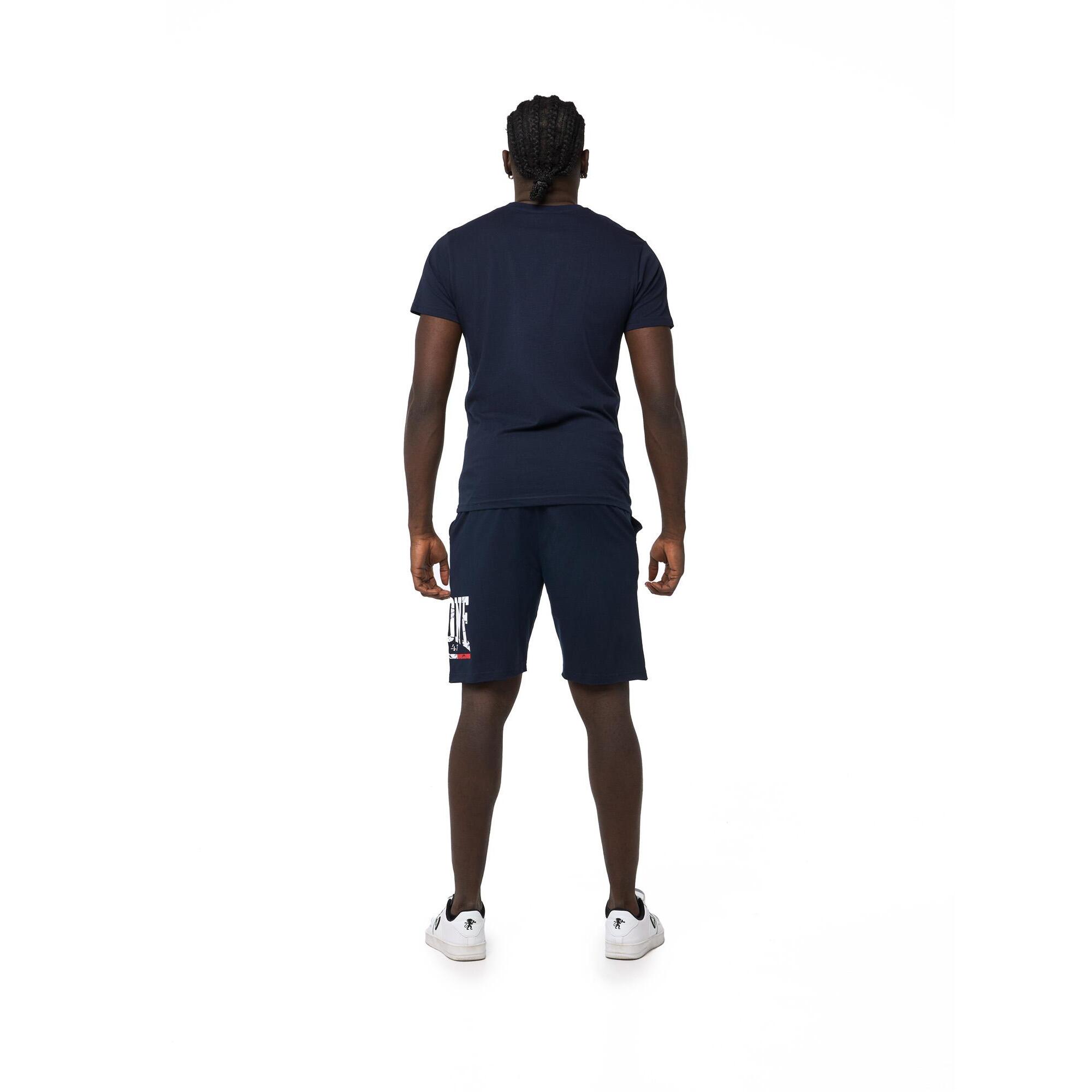 Completo set da uomo composto da t-shirt e pantaloncini vintage Leone Basic