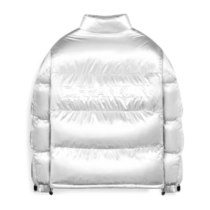 Cazadora Puffer Plata