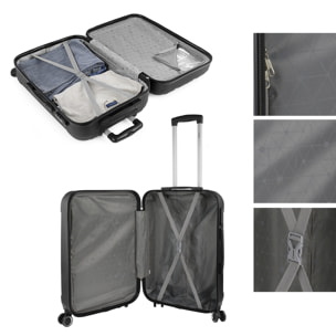 Maleta Itaca Havel Set De 3 Unidades Negro