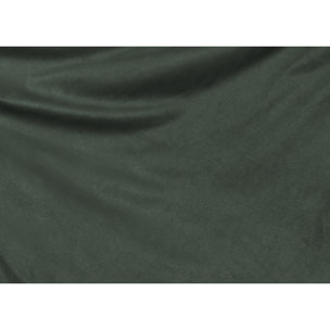Vestiletto Giroletto Effetto Velluto Estensibile Tinta Unita Matrimoniale Perfetto Verde Sottobosco