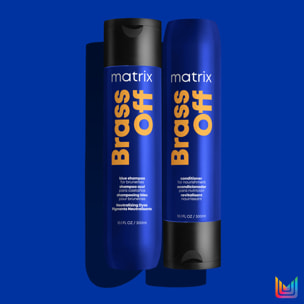 Brass Off - Shampoing Bleu Neutralisant de Reflets Indésirables Orangés Cuivrés