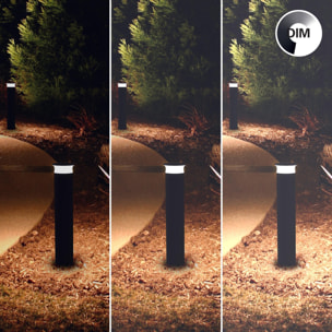 FORLIGHT Baliza Ip65 Zip Led Led Led 3,,Na,,Naw Rgb Gris Urbano