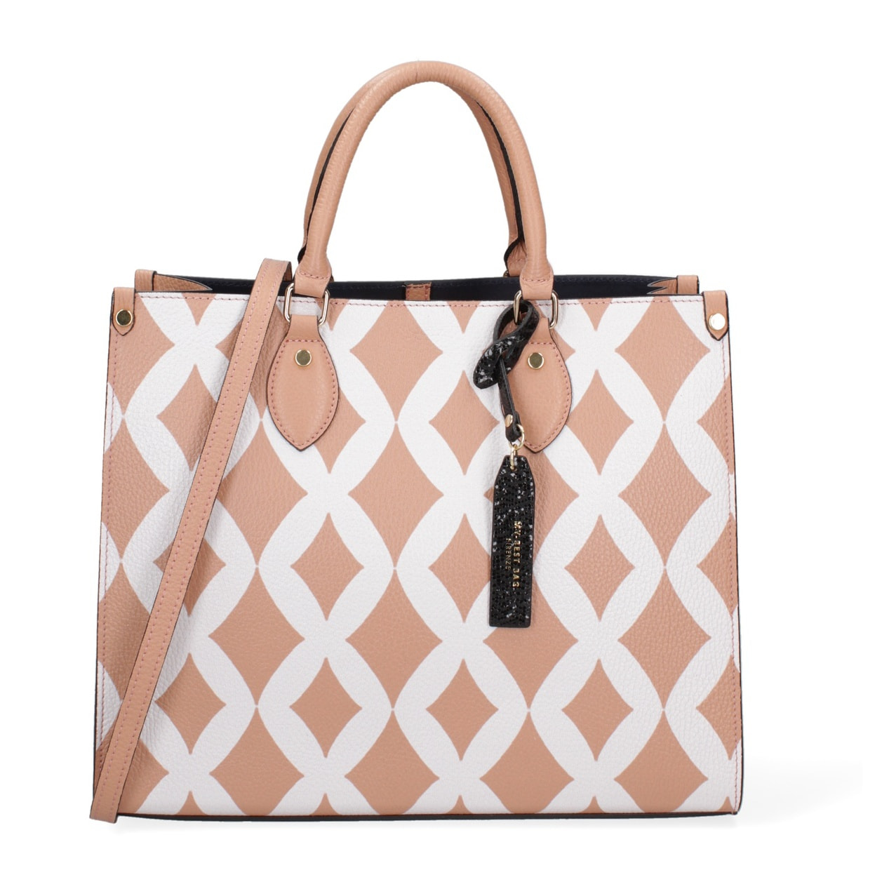 Borsa a mano da donna - Modello False - Vera pelle - 35.0 x 29.0 x 15.0 cm