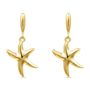 Pendientes Lux by Lux acabados en Oro Amarillo de 18 Kts