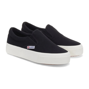 Scarpe da donna Superga Nero 2740 Platform Slipon