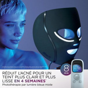 Masque LED SHARK CryoGlow avec rafraîchissement du contour des yeux Lilas