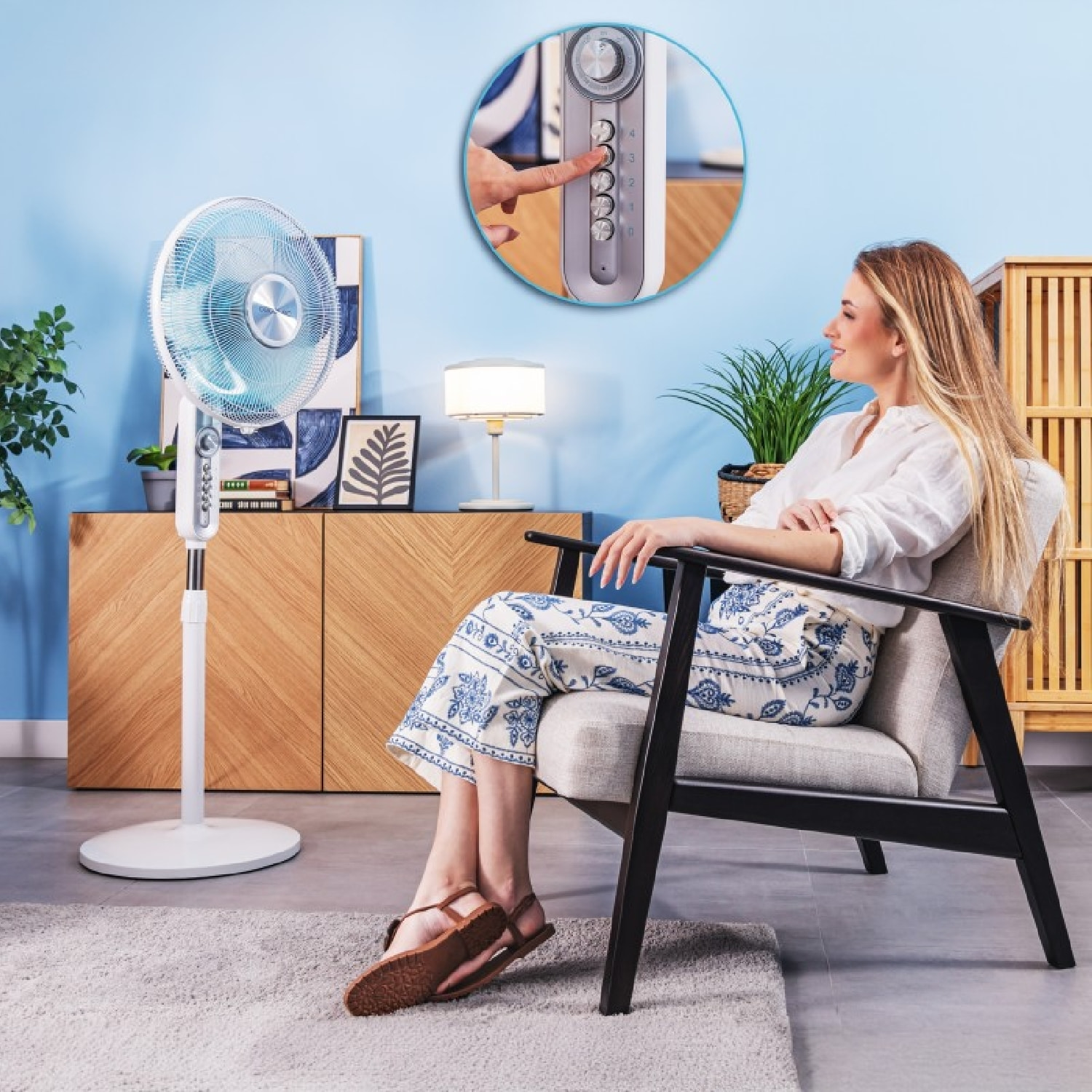 Cecotec Ventilateur sur pied EnergySilence 610 Max Flow