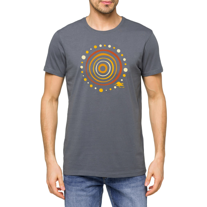 Camiseta de algodón 150 gr Hot Buttered Aboriginal Gris