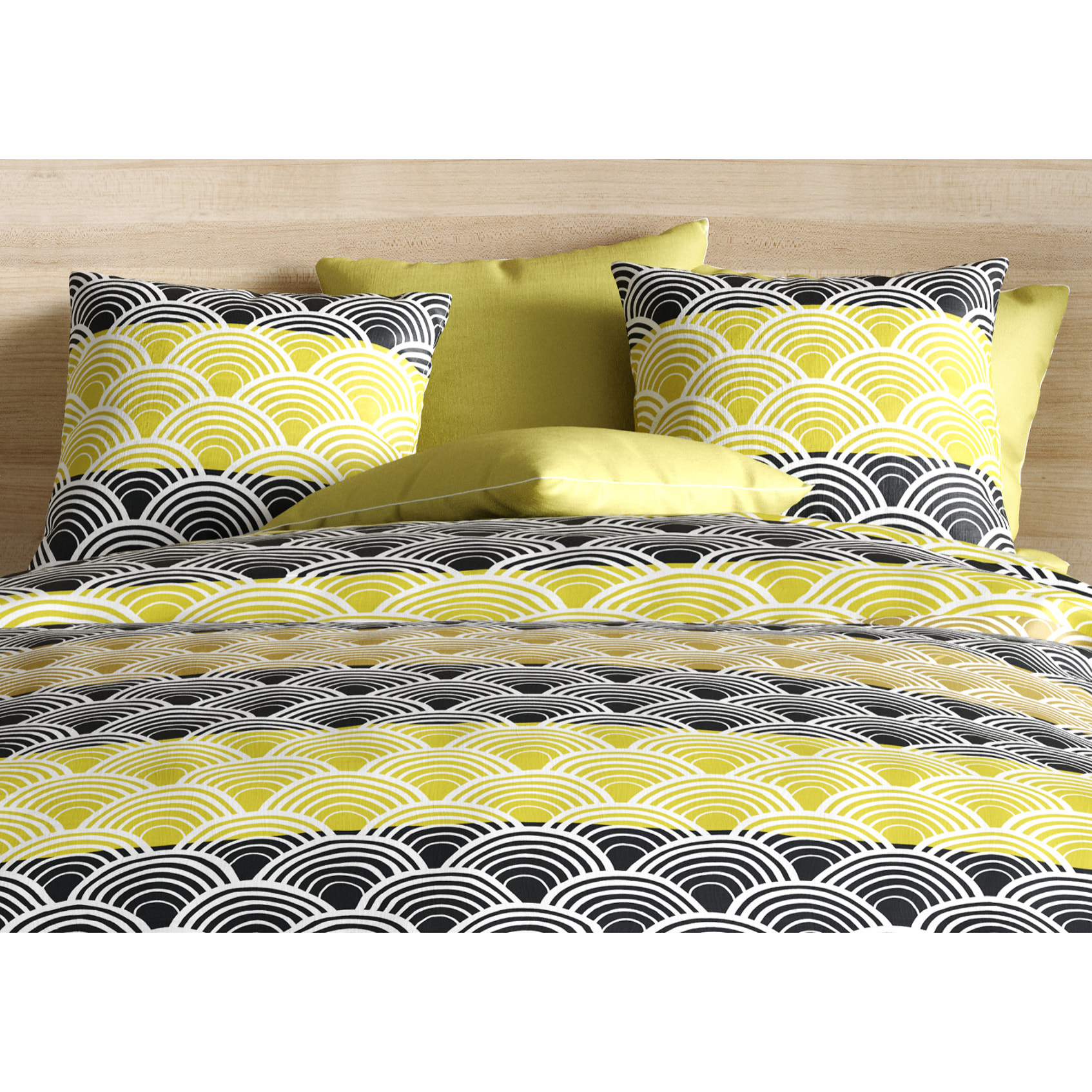 Parure Housse De Couette 2pcs 100%microfibre 60gsm Hiko