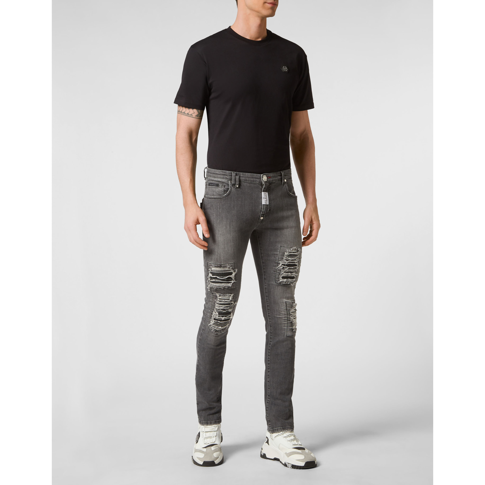 PHILIPP PLEIN Vaqueros de corte slim ROCK STAR
