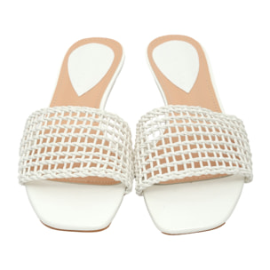 Ciabatta intreccio - tacco 3,5 cm