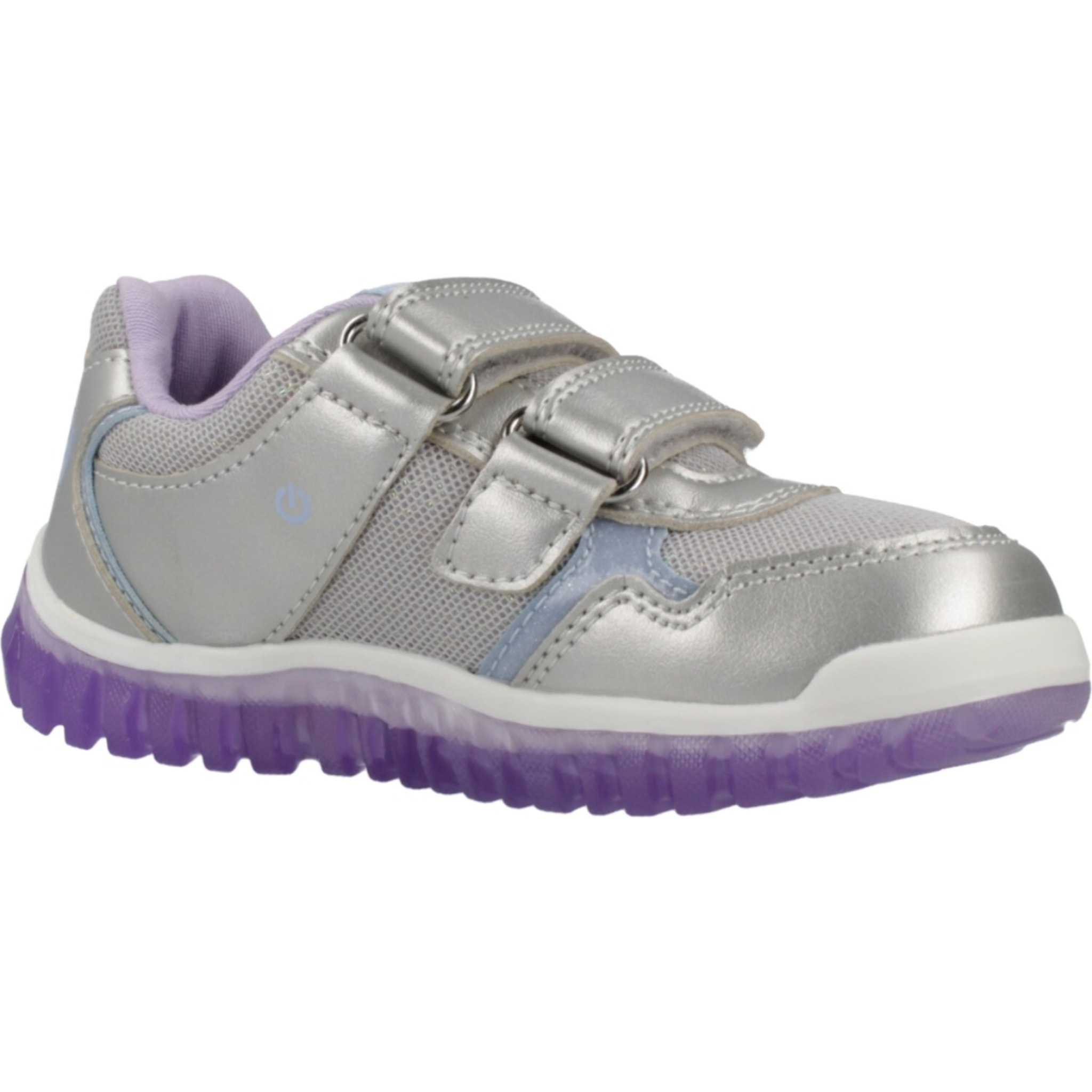 Zapatillas Niña de la marca GEOX  modelo B LIGHTYLOO PLATA