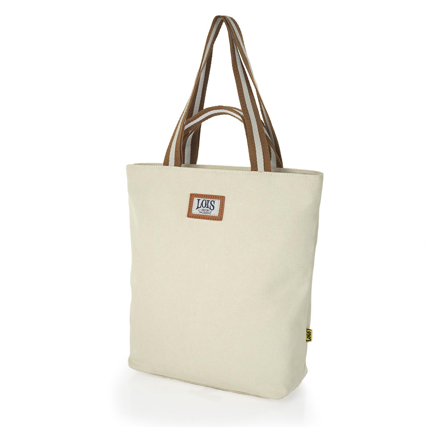 Bolso Shopper-Tote Lois Dynamic Beige