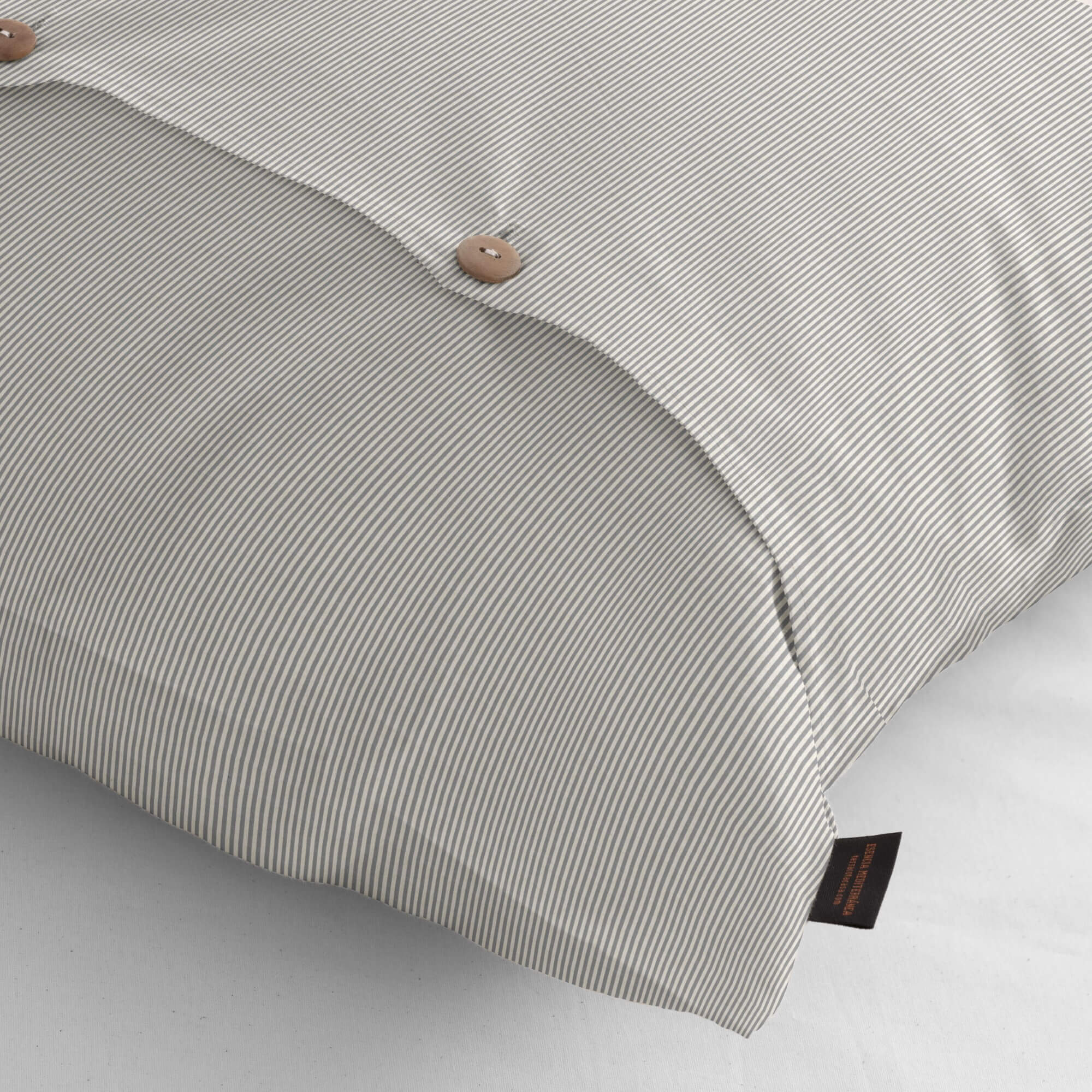 Taie d'oreiller en jacquard Jávea pequeña Gris