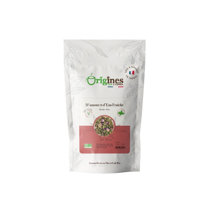 Thé Vert Bio d'Amour et d'Eau Fraîche - Chine - Sachet 80g