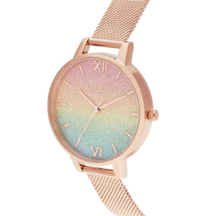 Reloj Olivia Burton OB16RB18 Mujer Analogico Cuarzo con Correa de Acero