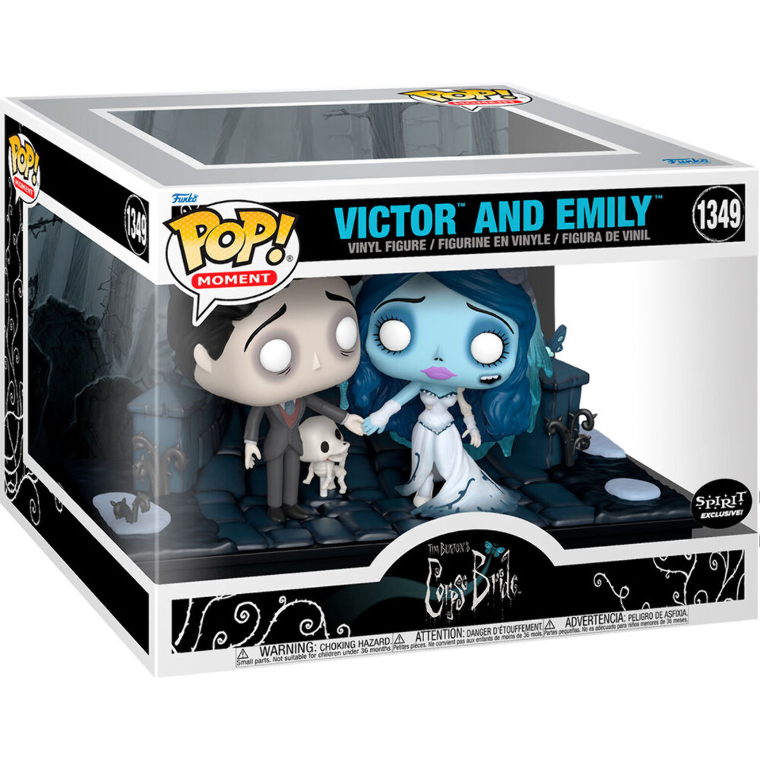 Disney La Sposa Cadavere Pop! Moment Victor e Emily 10 cm Esclusiva Funko