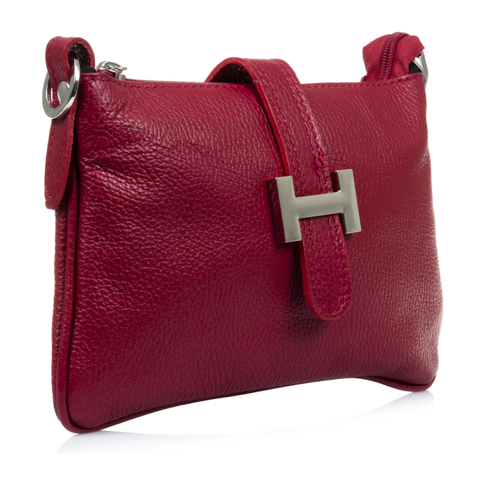 Allerona Bolso de mano Mujer.Piel auténtica Dollaro