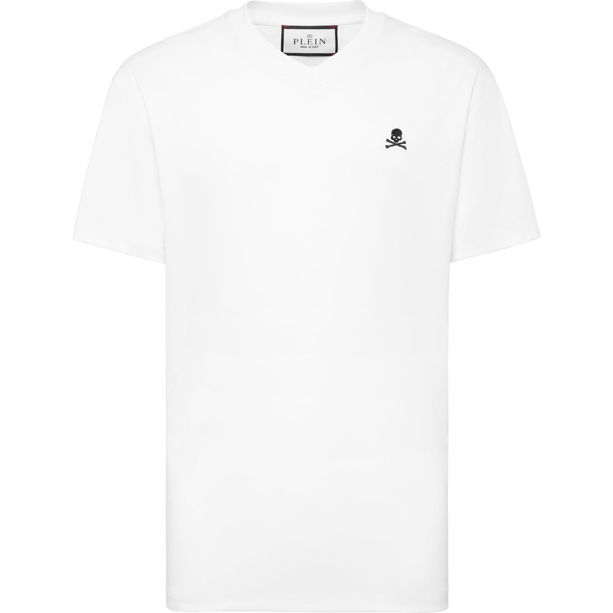 PHILIPP PLEIN T-Shirt V-Neck Ss SKULL