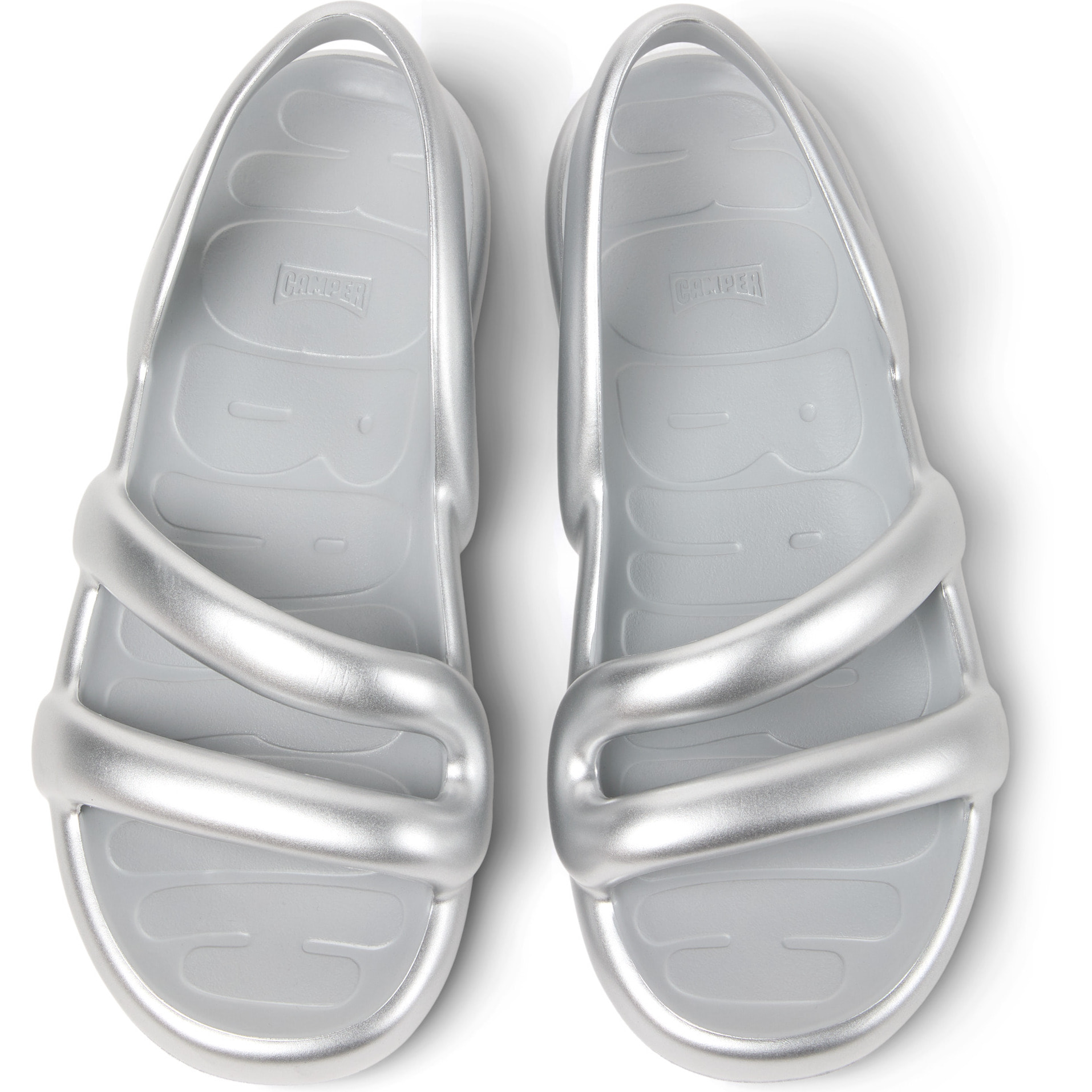 Sandalias - CAMPER Kobarah Flat - Gris - Sintético