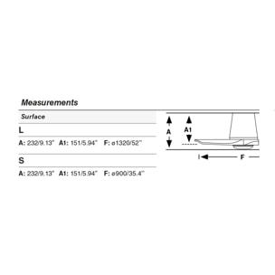 HEYWOOD TUB LED S Ventilador de techo negro/nogal