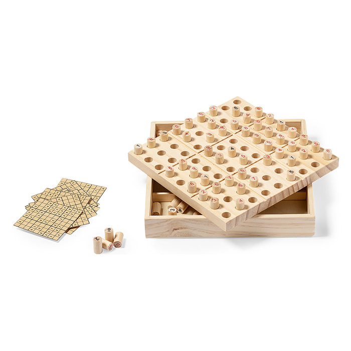 Gioco di abilità 81 pezzi in legno naturale