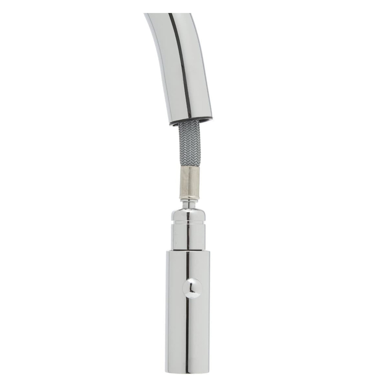 Aurum mitigeur évier sur pied à levier 44 cm avec douchette extractible 2 jets, chrome brillant (SATBAUR286CR)