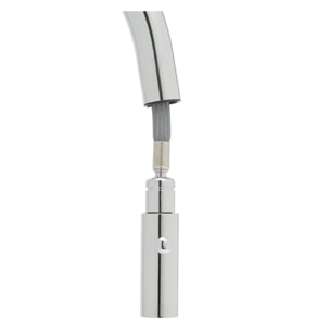 Aurum mitigeur évier sur pied à levier 44 cm avec douchette extractible 2 jets, chrome brillant (SATBAUR286CR)